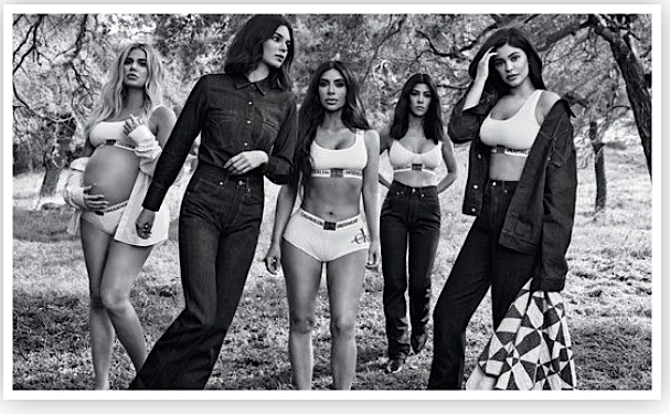 Calvin Klein – Kardashian Jenner Sisters FW 2018