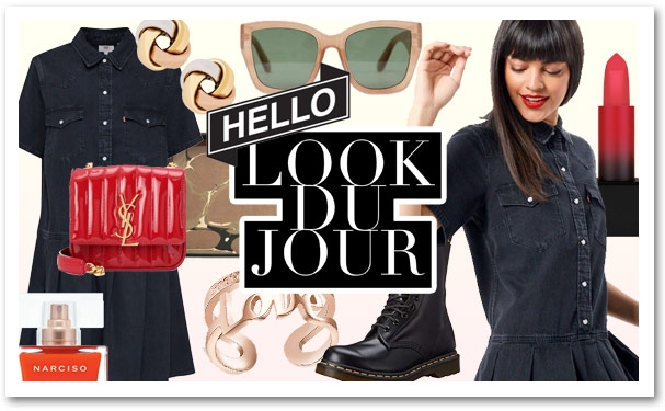 Look Du Jour: Jeanskleideid