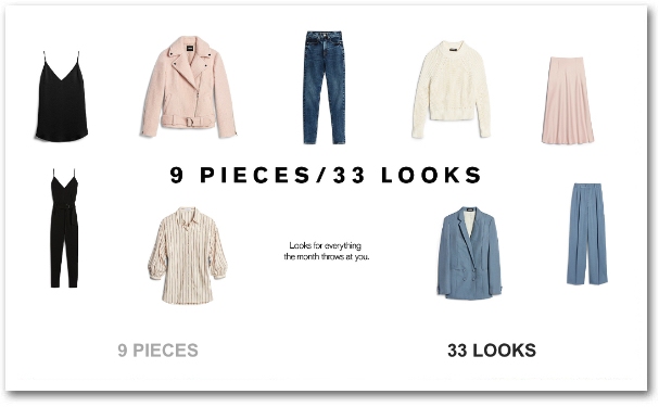 Express – 9 Pieces 33 Looks 0120