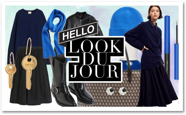 Look Du Jour: Wow schwarzblau!